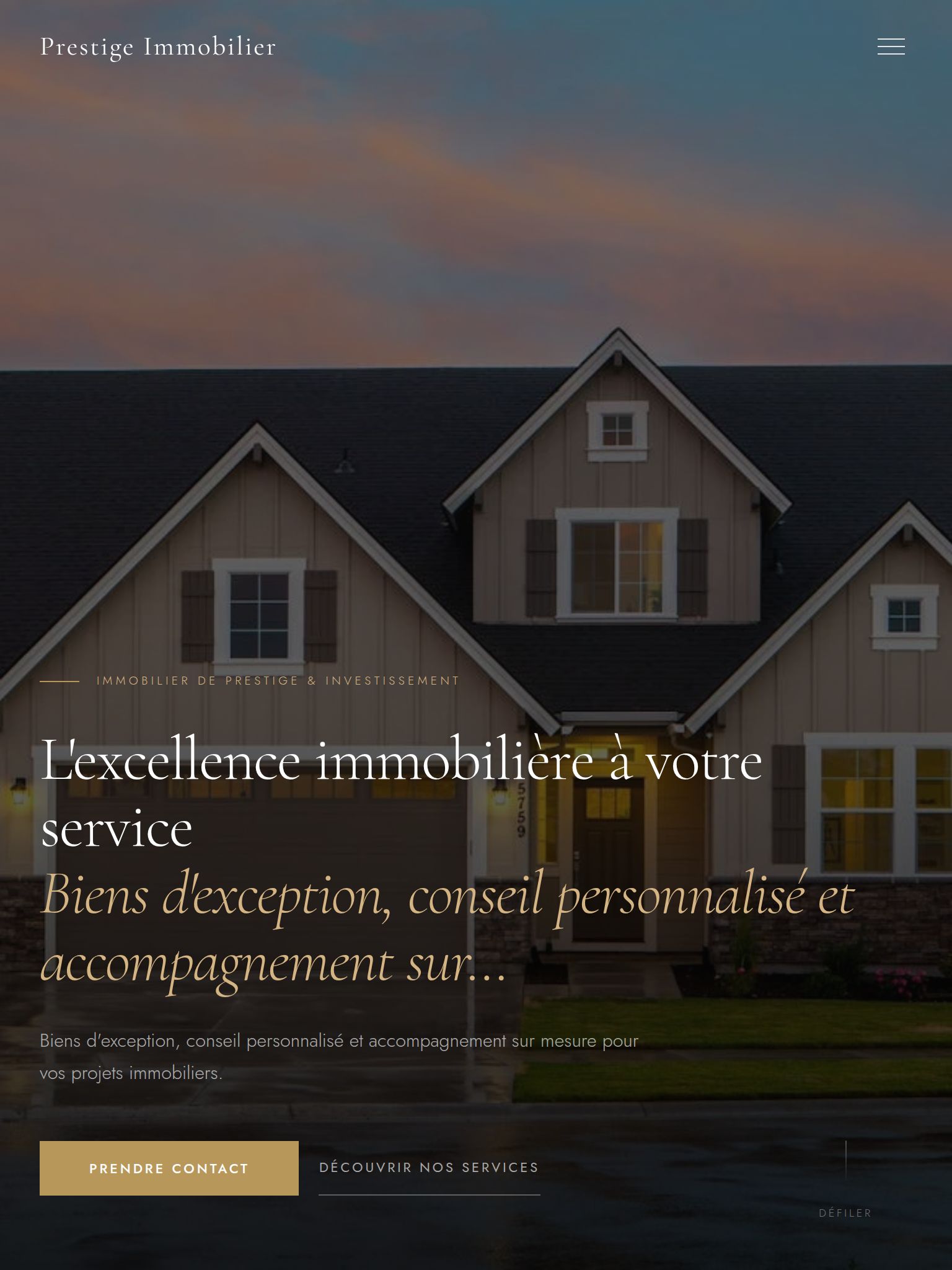 Template Luxe — version tablette